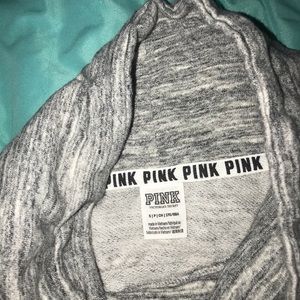 PINK Victoria's Secret Tops - Pink/ VS turtle neck sweatshirt PINK Victoria's Secret Tops - Pink/ VS turtle neck sweatshirt